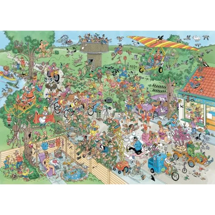Jumbo Jan Van Haasteren – Die jährliche Volkszählung der Vögel – Puzzle für Erwachsene, 1000 Teile aus 100% recycled Karton – Bild 3