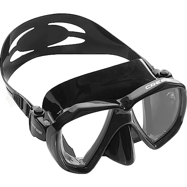 Cressi Ranger Schnorchelset - Schnorcheln Set mit Schnorchel und Taucherbrille, wasserdichte Tauchmaske Anti-Fog Anti-Leck aus Gehärtetem Glas, mit 3-Kanal Premium Dry Schnorchel für Erwachsene – Bild 2
