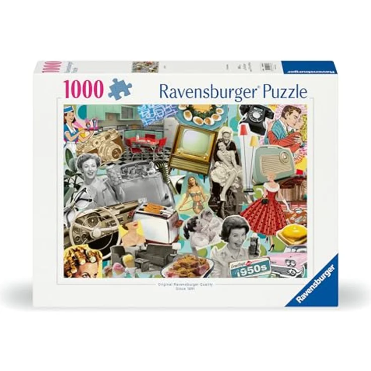 Ravensburger Puzzle 12000618 - Die 50er Jahre - 1000 Teile Puzzle für Erwachsene und Kinder ab 14 Jahren – Bild 2