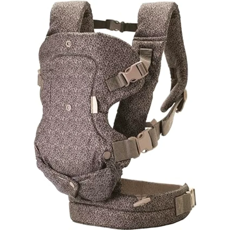 Infantino BKids Babytrage Flip Advanced - Leopard Print, 4-in-1 Bauchtrage und Rückentrage, für Babys von 3,6 bis 14,5 kg – Bild 8