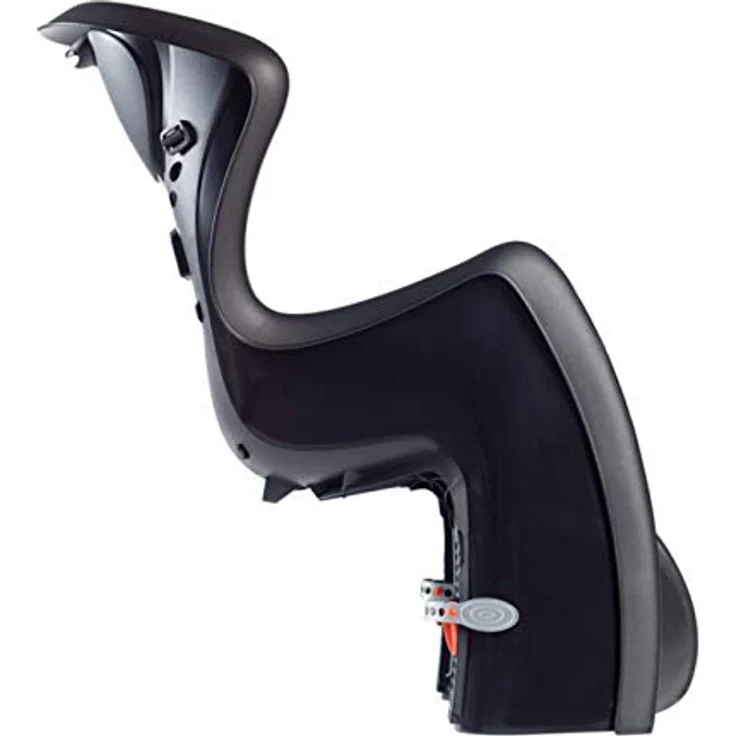 OKBABY Herren Baby Shield Kindersitz-Halterung, Schwarz und Silber, S, für Fahrradsitze mit europäischer Norm ISO 11243, ergonomisches Design, bis zu 22 kg Kindergewicht, höhenverstellbare Fußstützen – Bild 3