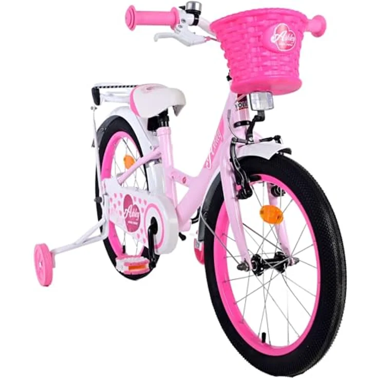 Volare Kinderfahrrad Ashley 18 Zoll in Rosa, mit Handbremse und Rücktrittbremse – Bild 5