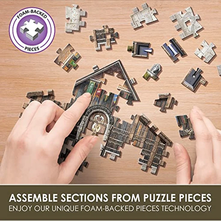 Wrebbit 3D W3D-1016 3D-Puzzle, bunt - Preisvergleich – Bild 3