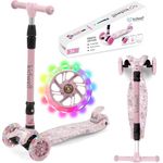 COIL Kinderroller, Dreiradscooter, Tretroller, Dreirad-Balance-Roller, Cityroller, VENTO, ABEC-7-Lager, 3-stufige Lenkradverstellung, LED-Räder, Unicorn