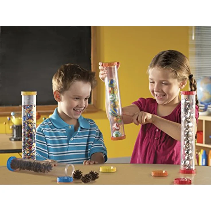 Learning Resources Primary Science Entdecker-Röhren, Experimentierkasten mit 4 transparenten Röhren und ventilierten Deckeln für olfaktorisches Entdecken – Bild 5