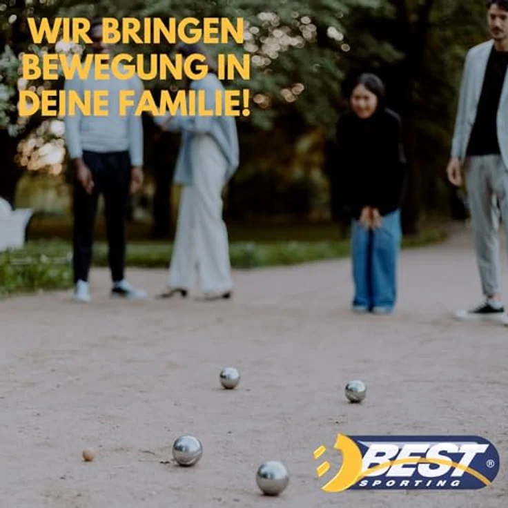BEST Sporting - Boules Set 6 Metallkugeln – Bild 7