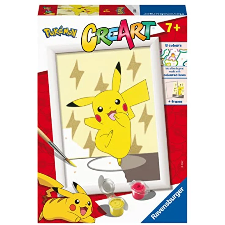 Ravensburger CreArt Pokemon-Zahlen für Kinder – Malerei Kunst und Bastelsets für Kinder ab 7 Jahren – Ostergeschenke – Bild 2