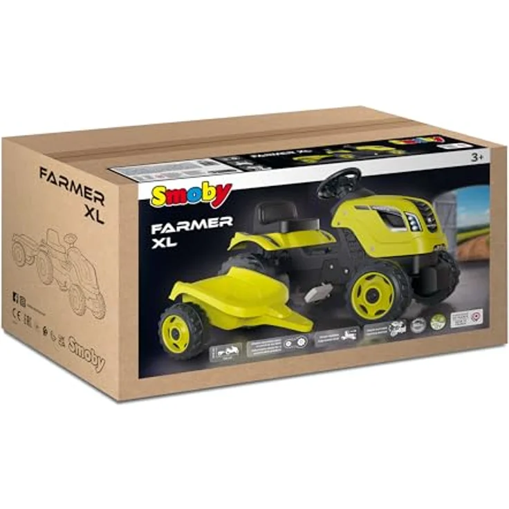 Smoby Traktor XL Grün – Bild 6