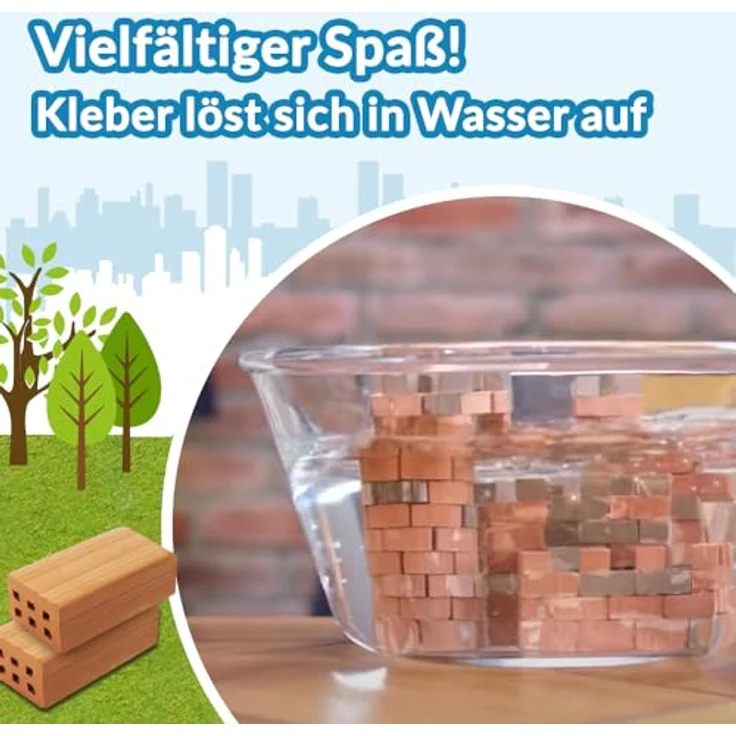 Trefl Brick Trick - XL - Feuerwache, Baukasten mit echten Ziegeln und Holz, umweltfreundliche Materialien – Bild 4