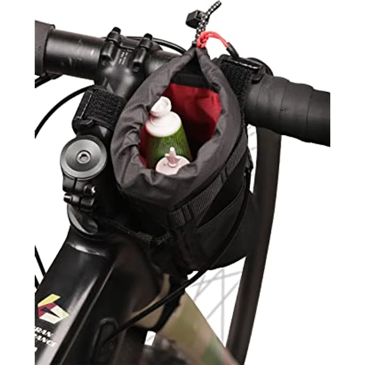 ZEFAL Z Adventure Pouch Bag - Erweiterbare Fahrradlenkertasche Bikepacking - Schwarz, 1.1l – Bild 5