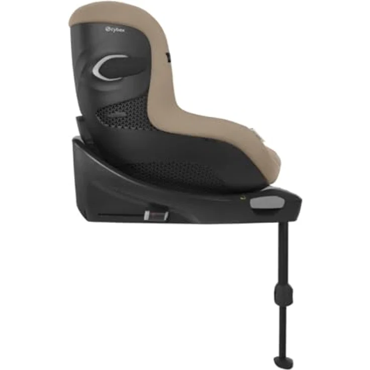 Cybex Sirona Gi Plus i-Size, Reboard Kindersitz mit 360° Drehung und Luftzirkulation, Modell 2025, Almond Beige – Bild 4