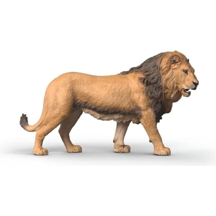 Schleich Afrikanischer Löwe 14974, Figur Wild Life, ca. 13,4 x 4,5 x 7,7 cm, detailgetreue Nachbildung – Bild 8