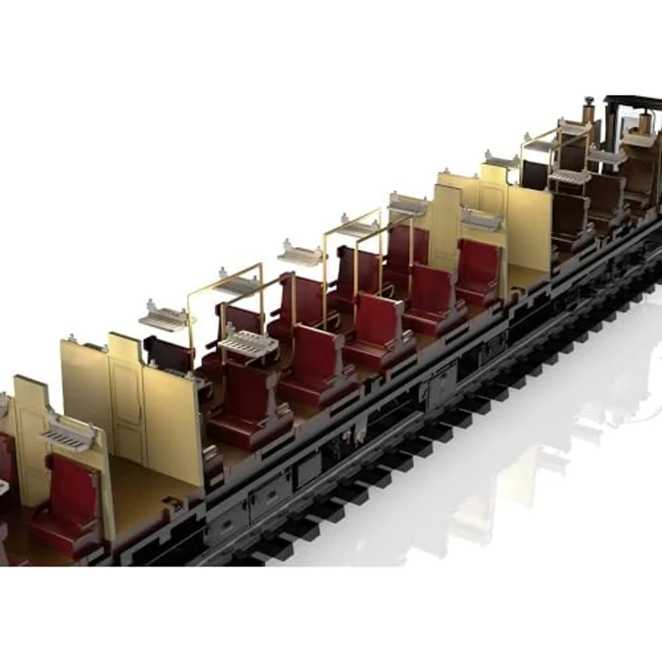 Märklin 42580 H0 3er-Set Personenwagen DR, Bmh 2. Klasse, dunkelgrün und chromoxidgrün, LED-Innenbeleuchtung, trennbare Kurzkupplungen – Bild 4