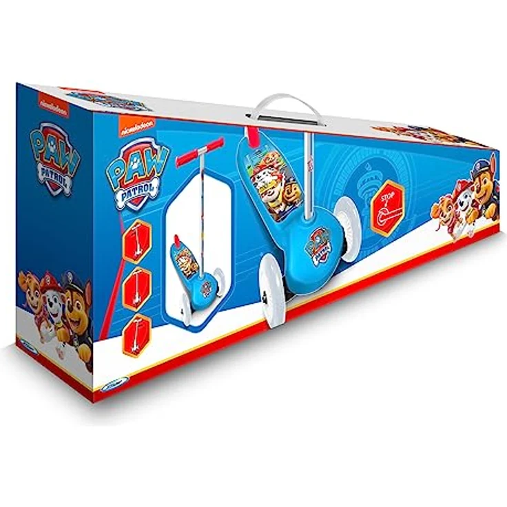 Stamp Steering Scooter PAW Patrol 3 Wheels, 3-wheeled scooter with anti-slip plate, ABEC 5 bearing, and rear foot brake – Bild 2