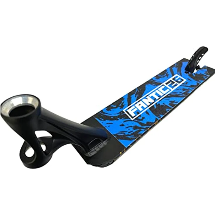 Fantic26 Stuntscooter Fantic26 Stunt-Scooter Griptape 58,5cm x 15,5cm Swirl Schwarz/Blau, reißfestes/wasserfestes PVC Material, extra starker Kleber – Bild 5