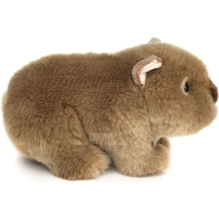 Uni-Toys Wombat Plüschtier, 19 cm, flauschig und hochwertig verarbeitet, 100% recycelte Polyesterwolle – Bild 3