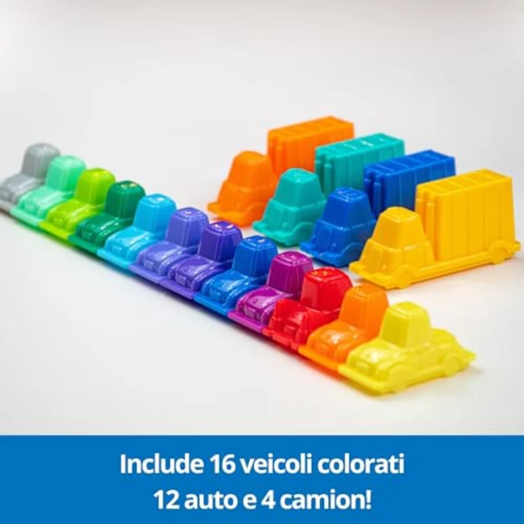 ThinkFun Rush Hour, Logikspiel mit 40 Herausforderungen, für 1 Spieler ab 8 Jahren, inklusive rotem Auto und blockierenden Fahrzeugen – Bild 3