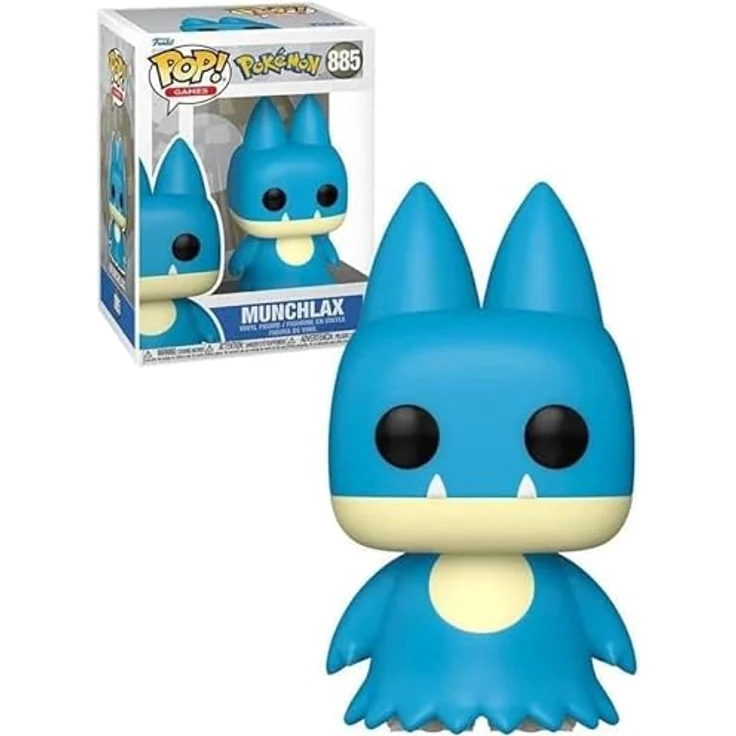 Funko POP! Games: Pokemon - Munchlax, 10 cm Sammelfigur – Bild 3