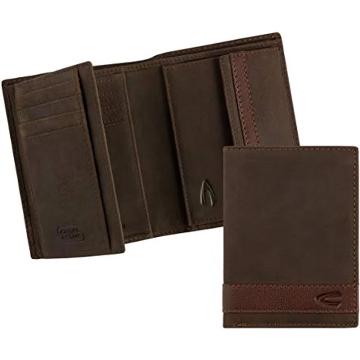 camel active Geldbörse Herrenbörse Brieftasche Ledergeldbörse hochformat braun RFID-Schutz – Bild 3