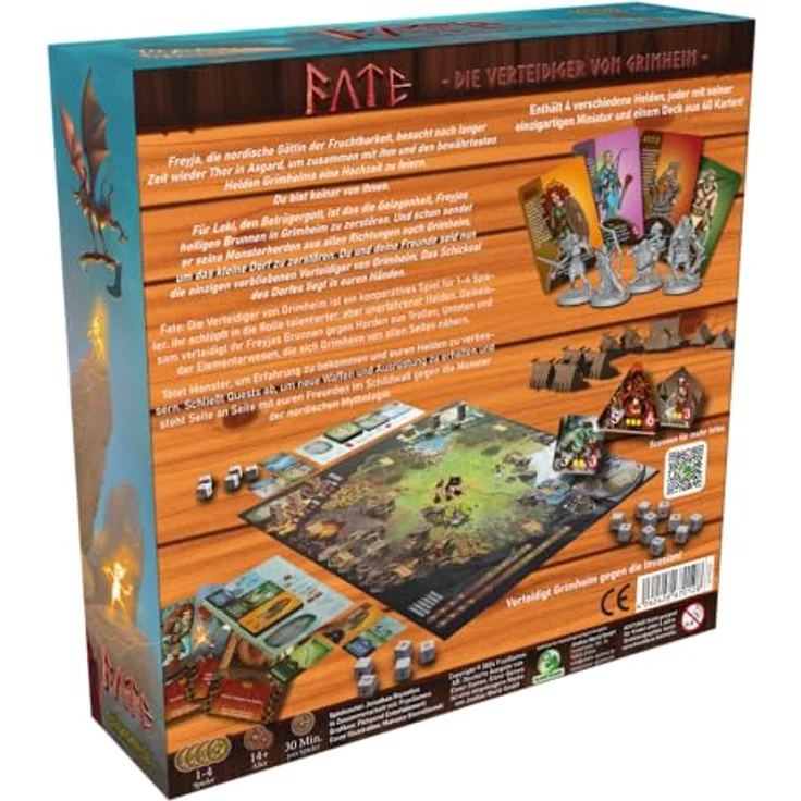 Heidelberger Fate: Verteidiger von Grimheim, kooperatives Tower-Defense-Spiel für 1-4 Spieler, Deutsch, ab 14 Jahre – Bild 2