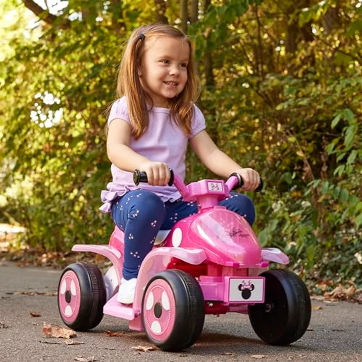 Huffy Disney Minnie Quad 6V, Kinderelektroauto mit 4-Rad-Design und 2,5 km/h Maximalgeschwindigkeit, pink – Bild 8