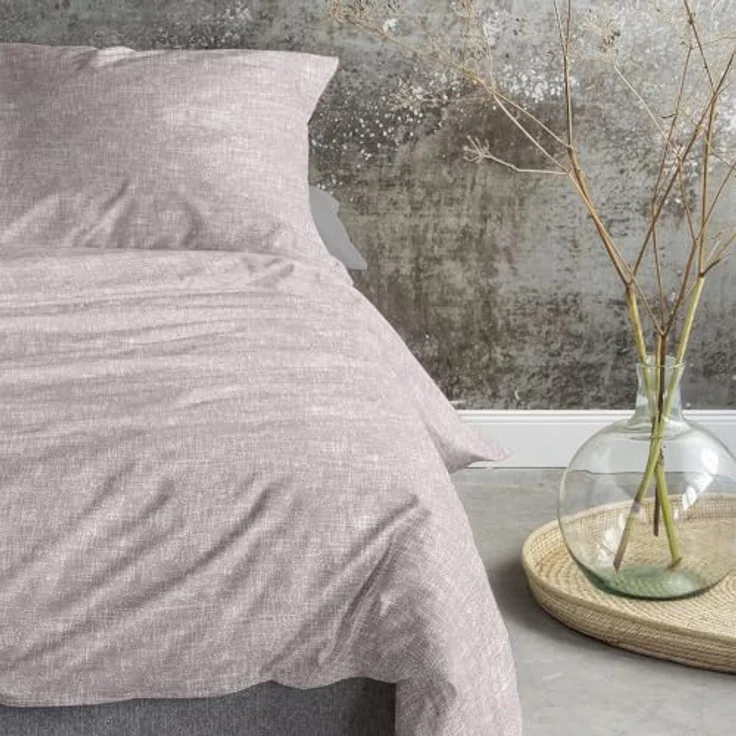 Irisette Edel-Feinbiber Bettwäsche Koala 8544 rosa, kuschelig weich mit Qualitätsreißverschluss – Bild 3