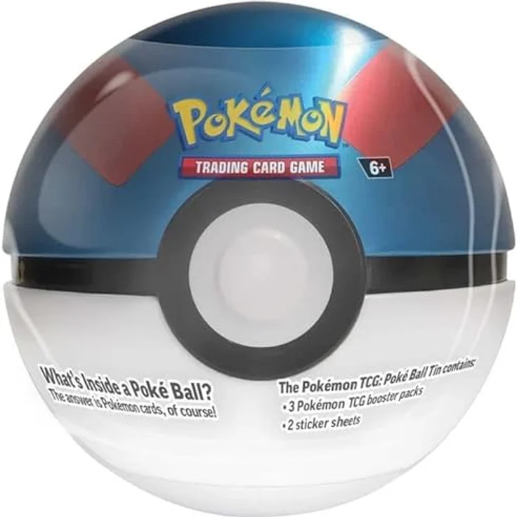 Pokémon POK Pokéball Tin Herbst 2025, Sammelbox mit 3 Boosterpacks und 2 Stickern, deutsche Ausgabe – Bild 3