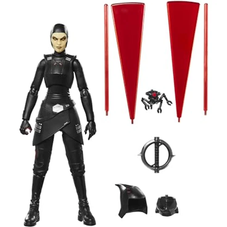 Hasbro Star Wars The Black Series Seventh Sister Inquisitor, 15 cm Action-Figur, schwarz – Bild 1