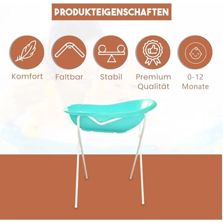 Best For Kids Universalständer für Babywannen, 84 und 100 cm ohne Babywanne – Bild 5