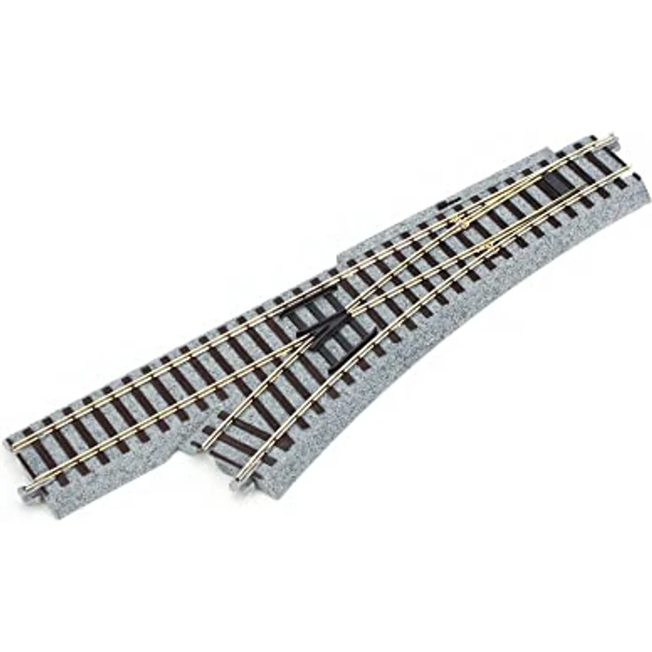 Kato H0 Weiche manuell, links 246 mm mit R490-22.5° Kurve (Spur H0) – Bild 2