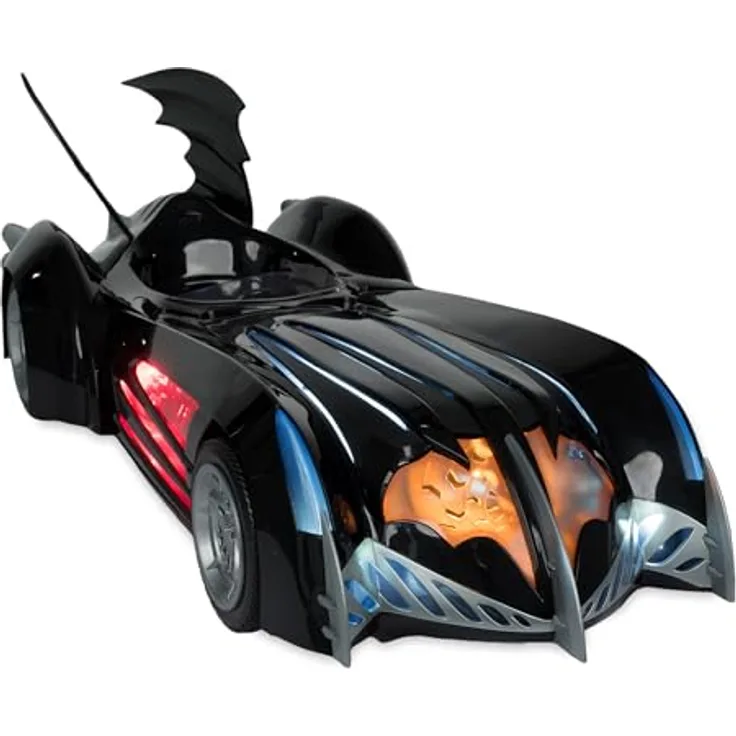 McFarlane Batman & Robin DC Multiverse Fahrzeug Batmobile, 63 cm mit Licht und Sound für 7-Zoll-Figuren