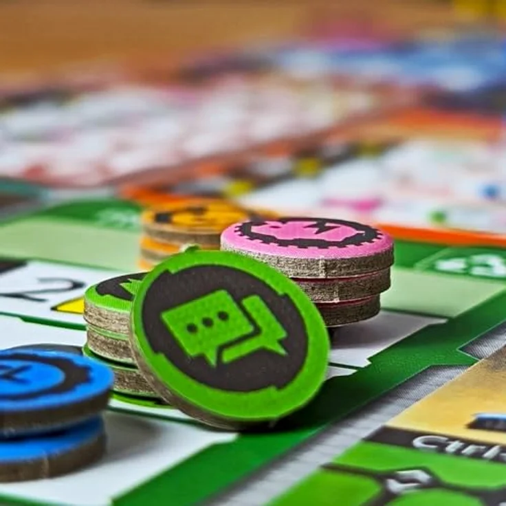 SPIEL DAS! Verlag Raising Robots, Kennerspiel ab 14 Jahren für 1-6 Spieler, strategieschrittbasierte Brettspiel mit 14 Erfindern und 96 Robotern – Bild 5
