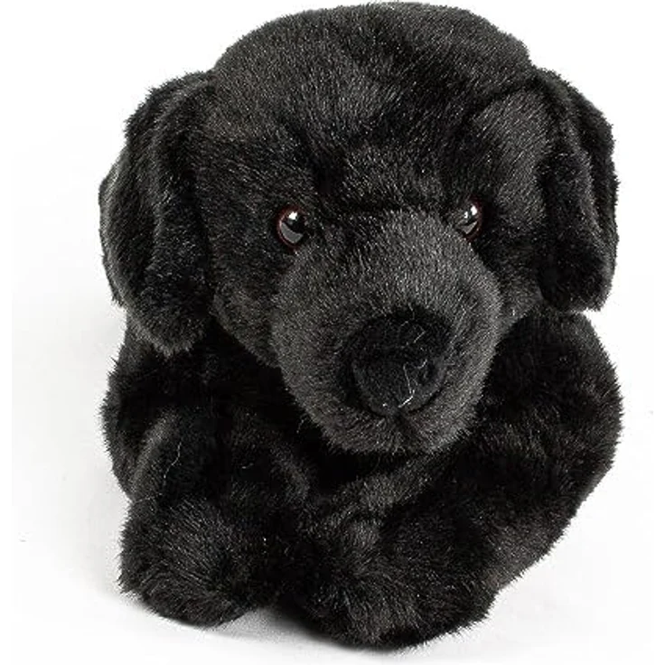 Teddys Rothenburg Kuscheltier Labrador liegend schwarz 40 cm Plüschtier Plüschlabrador – Bild 2