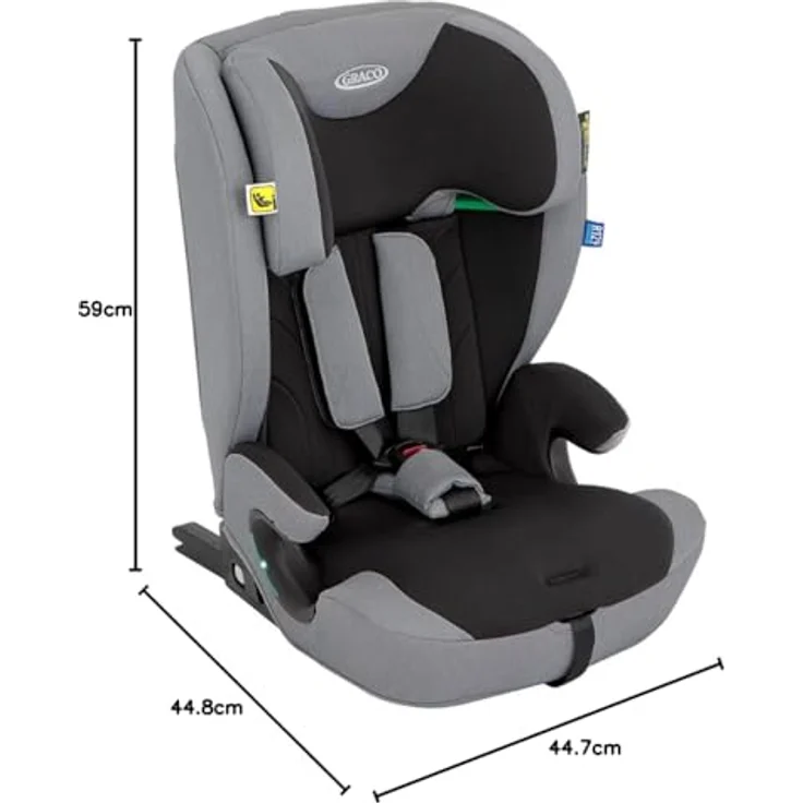 Graco Energi, Kindersitz i-Size R129 mit ISOFIX-Konnektoren und Komfortfunktionen für Kleinkinder und Teenager – Bild 3