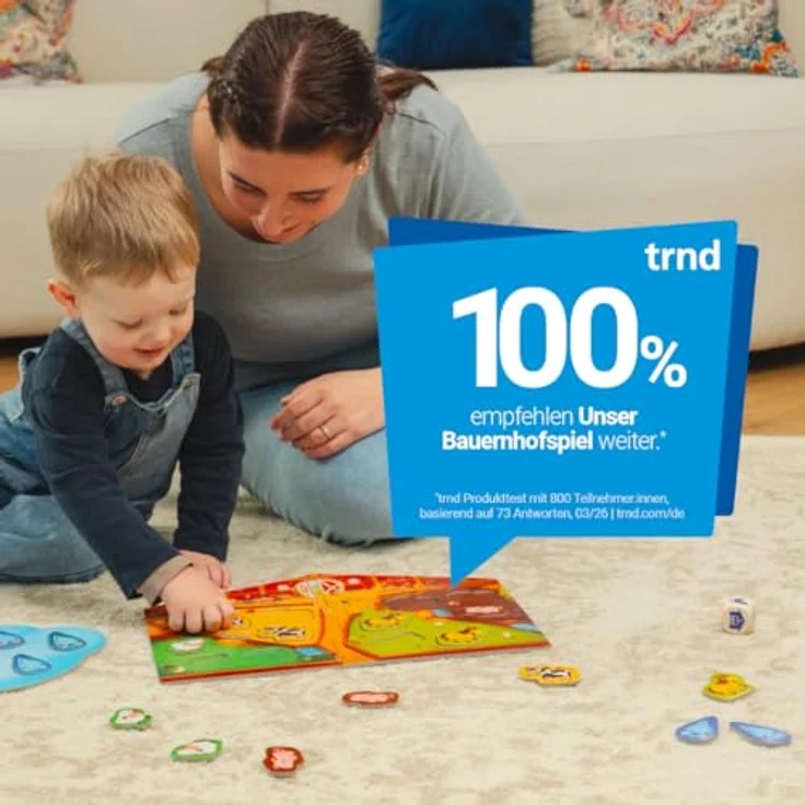 Ravensburger Unser Bauernhofspiel - Meine ersten Spiele, Würfelspiel für 1-4 Spieler ab 2 Jahren, kooperatives Kinderspiel für Mädchen und Jungen – Bild 7