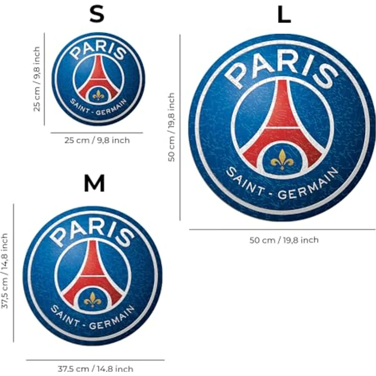 Iconic Puzzles PSG Logo Holzpuzzle, Größe M, 270 Stück – Bild 4