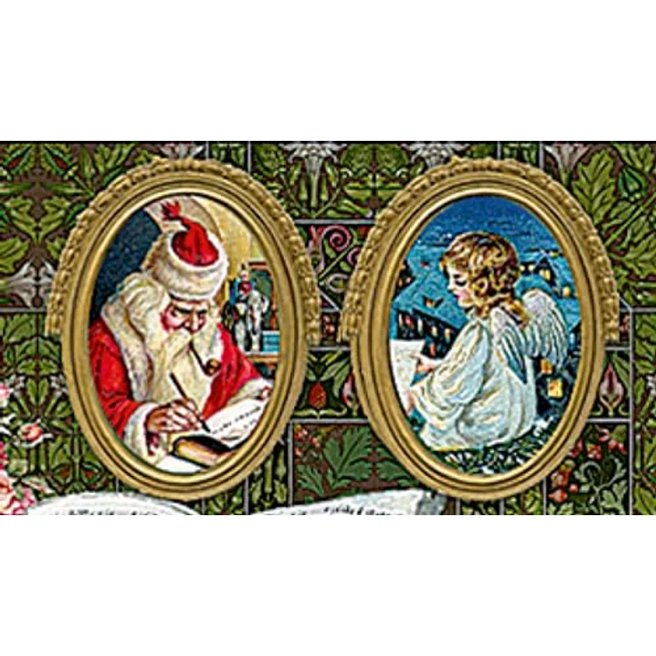 COPPENRATH DIE SPIEGELBURG Adventskalender Wandkalender, dekorativer Kalender mit nostalgischen Szenen und Glitter, 24 Türchen – Bild 2
