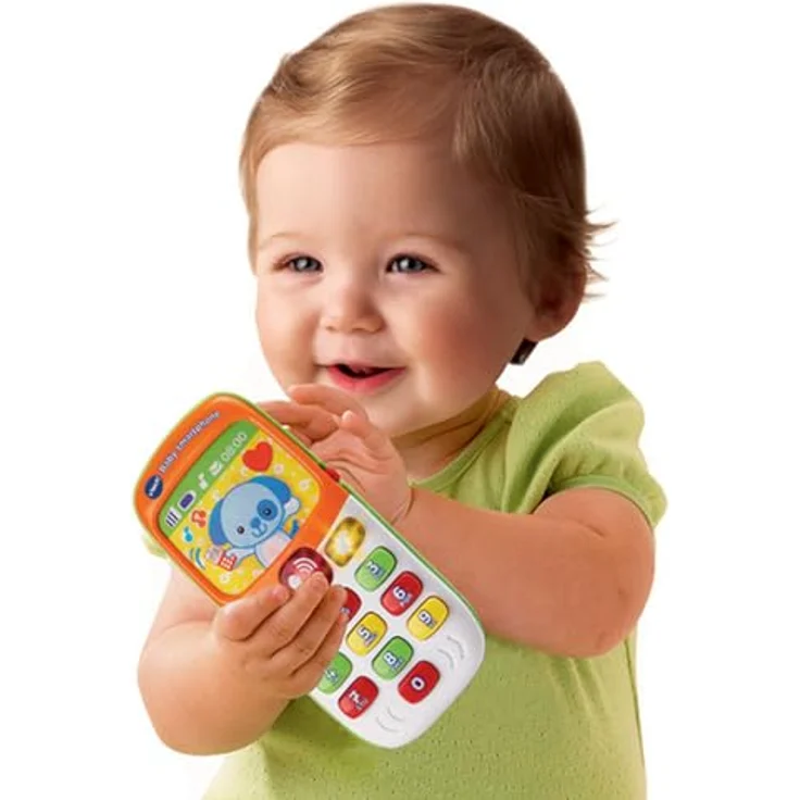 VTech Baby Smartphone bilingue, interaktives Musikspielzeug mit Lichteffekten und Hologramm, für Babys von 6–36 Monaten – Bild 2