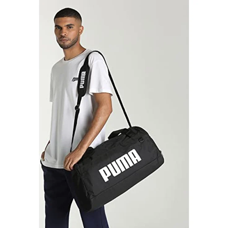 PUMA Sporttasche CHALLENGER DUFFEL BAG S, praktisch und leicht, schwarz – Bild 3