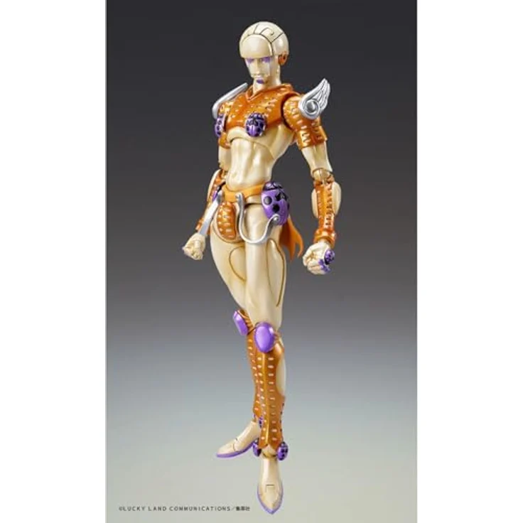 Medicos JoJo's Bizarre Adventure: Golden Wind - G.E. Chozo Kado Super Action Statue mit austauschbaren Gesichtern, 5 Zoll Höhe, Figurenständer mit posierendem Arm – Bild 1