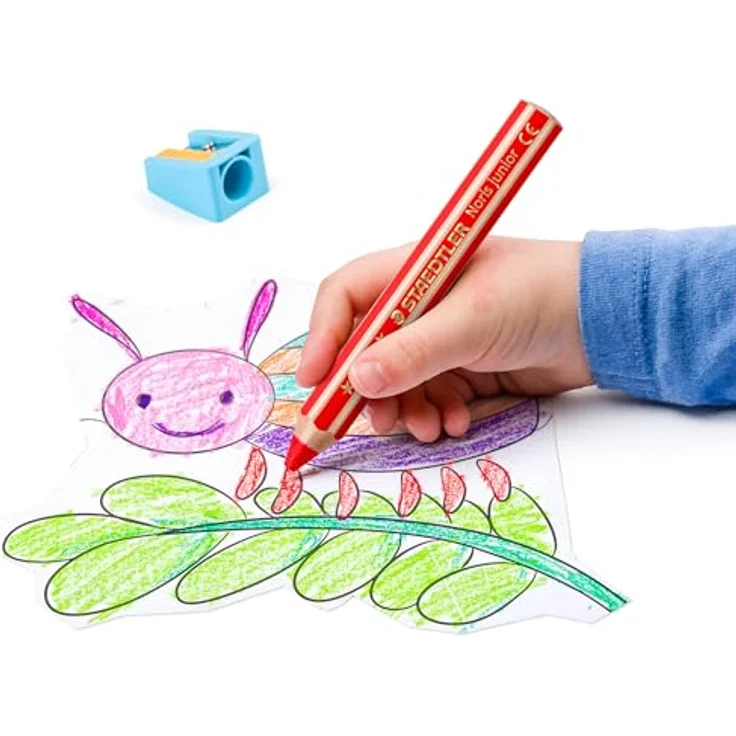 Staedtler - Hexagonal-Buntstift buddy,12er Kartonetui + Spitzer – Bild 4
