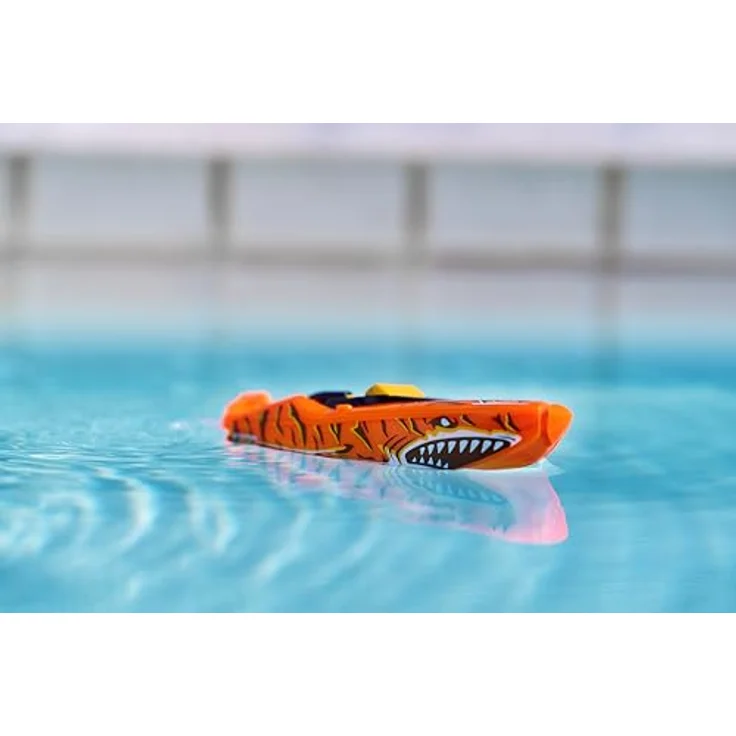 ZURU Robo Alive Robo Boats, Tiger Shark & Robo Shark Boat, Wasseraktivierte Spielzeugboote, 2 Pack, für Action und Wasserspaß – Bild 5
