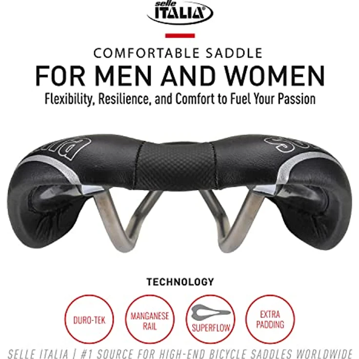 Selle Italia SLR Superflow TM Sattel Schwarz 2017 Mountainbike Sattel – Bild 3