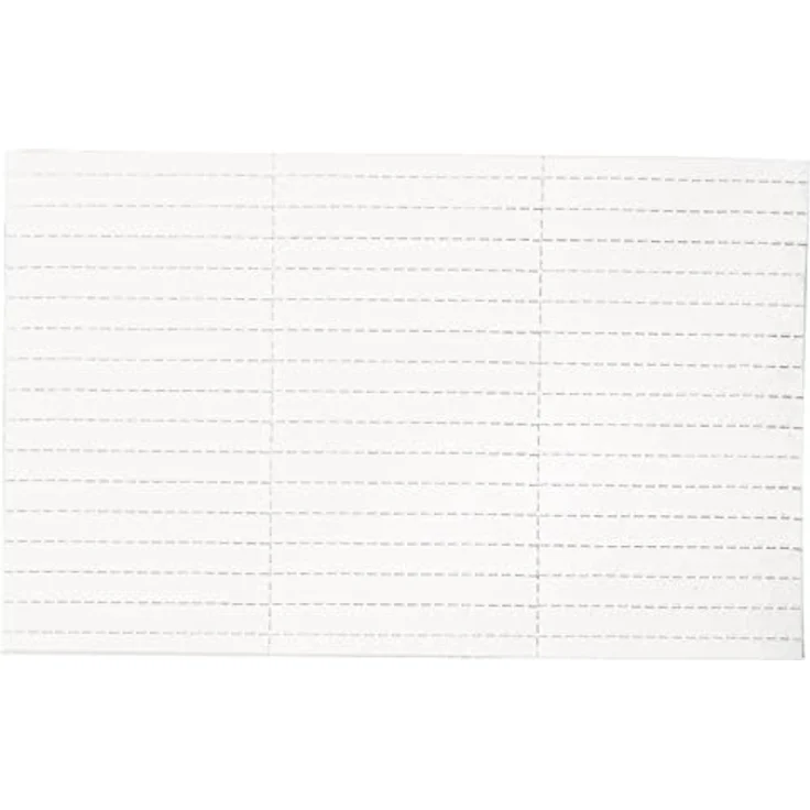 Legamaster 7-455419 Einlegeetiketten für Legamaster Etikettenträger, perforiert, 90 Stück, 20 x 60 mm, weiß – Bild 1