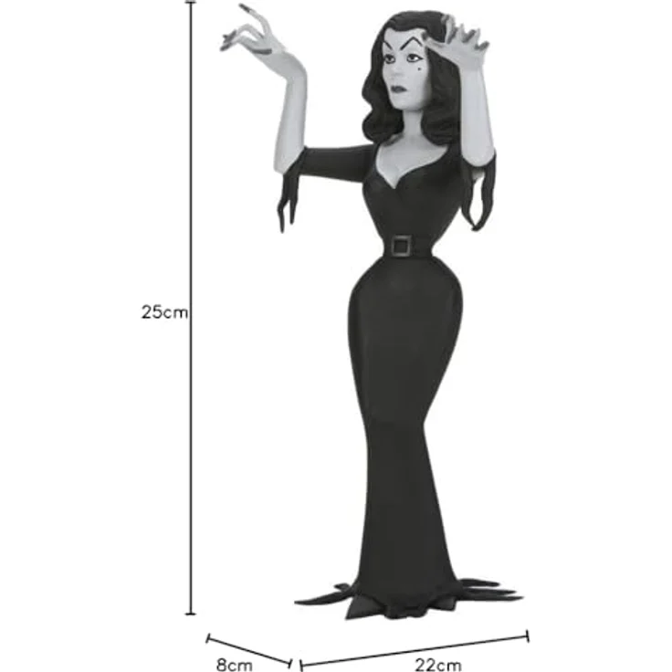 NECA Toony Terrors Vampira Bildschirm Edition, 15 cm Sammelfigur in Silber – Bild 3