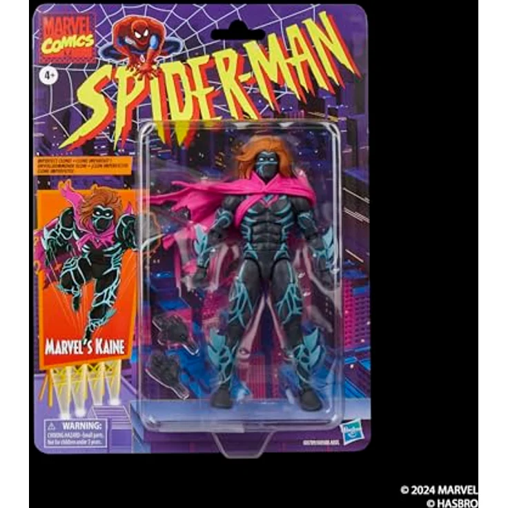 Marvel Legends Series Marvel's Kaine Action-Figur, 15 cm premiumdesign, mit 2 austauschbaren Händen, mehr als 20 beweglichen Punkten, retro blister-verpackt – Bild 2