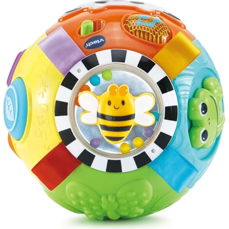 Vtech Baby - Babys Entdeckerball, Buntes Spielzeug mit Liedern und Geräuschen für Kinder 6-36 Monate – Bild 5