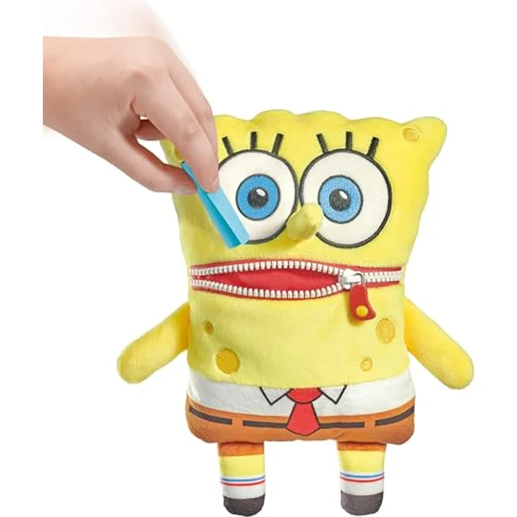 Schmidt Spiele Sorgenfresser, Spongebob Plüschfigur, 25 cm, waschbar, ab 0 Jahren, hochwertiger Plüsch – Bild 5