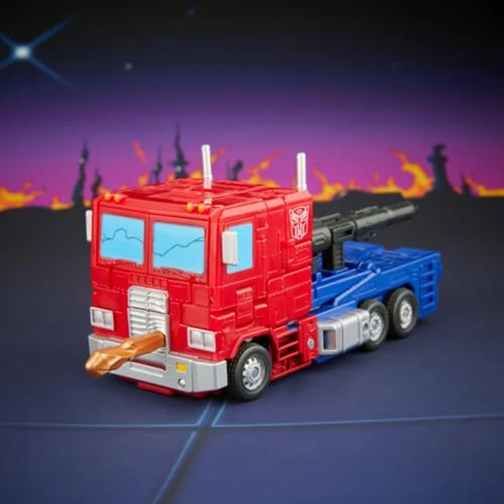Hasbro The Transformers: The Movie Studio Series Leader Class Actionfigur MTMTE Collection, Optimus Prime, 18 cm, mit Leadership Matrix und Blaster, 40 Schritte Verwandlung – Bild 13