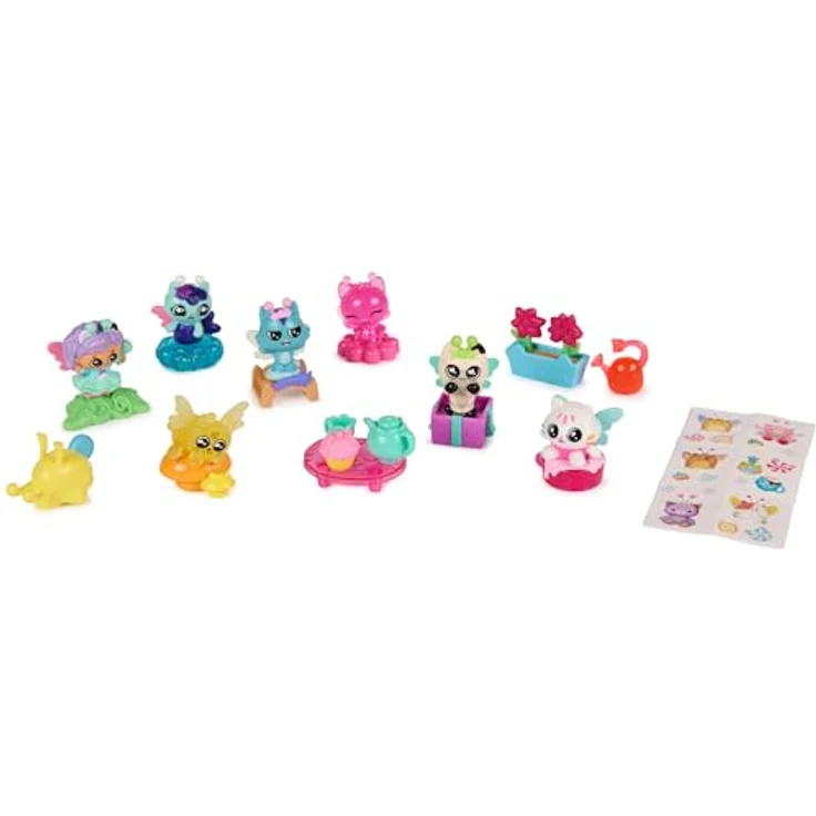 DREAMWORKS GABBY'S DOLLHOUSE Gabby's Dollhouse Figure Fairylandia Advent Calendar mit 24 Überraschungen, 7 exklusiven Figuren und winterlicher Spielfläche – Bild 2